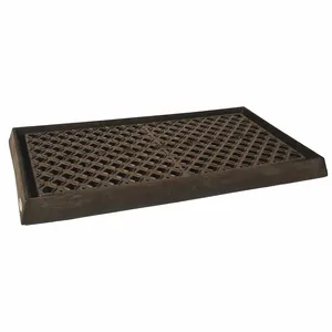 ULTRATECH 2350 Containment Tray, With Grate, Black | CM8ALQ