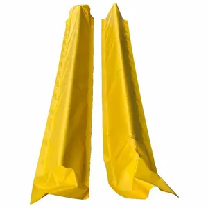 ULTRATECH 8676 Berm Builder Wall End, 7 x 7.25 x 4 Inch Size, Yellow, 2Pk | CM7ZYH