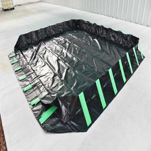 ULTRATECH 8686 Containment Berm, Compact, 12 x 30 x 1 ft. Size, Copolymer 2000, Black | CM8AAX