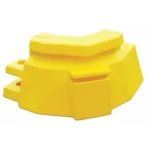 ULTRATECH 8761 Corner Section, 21.9 x 21.9 x 12 Inch Size, Yellow | CM8AAB