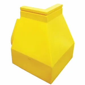 ULTRATECH 8765 Corner Section, 30 x 30 x 36 Inch Size, Yellow | CM8AAF