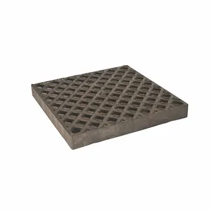 ULTRATECH 9574 Grate, 26 x 26 x 4 Inch Size, Polyethylene, Black | CM8AZD