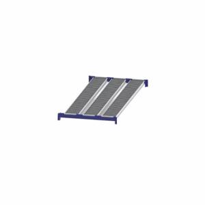 UNEX FLOW CELL RR99S2R4X8-L Gravity Flow Shelf, Tilt, 48 Inch x 96 Inch x 2 5/8 Inch, 3000 lb Shelf Capacity, Steel | CU7EKG 46KG73