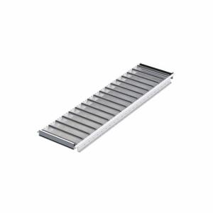 UNEX SPAN TRACK 99S5R123X52 Flow Rack Conveyor, 12 Inch Overall Width, 50 lb/ft, Roller, 4 ft, Steel | CU7EMH 46KG44