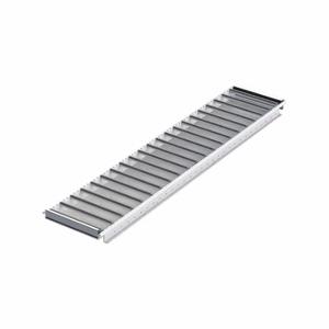 UNEX SPAN TRACK 99S5R123X64 Flow Rack Conveyor, 12 Inch Overall Width, 50 lb/ft, Roller, 5 ft, Steel | CU7EMK 46KG45