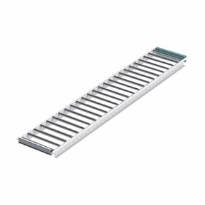 UNEX SPAN TRACK 99S5R123X76 Flow Rack Conveyor, 12 Inch Overall Width, 50 lb/ft, Roller, 6 ft, Steel | CU7EMN 46KG46