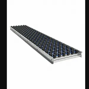 UNEX SPAN TRACK 99S5W183X48 Flow Rack Conveyor, 18 Inch Overall Width, 50 lb/ft, Roller, 4 ft, Steel | CU7ENC 46KJ18