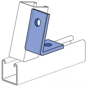 UNISTRUT A2110-GR Angle Fitting, 2 Hole, Perma Green | CF6HJF