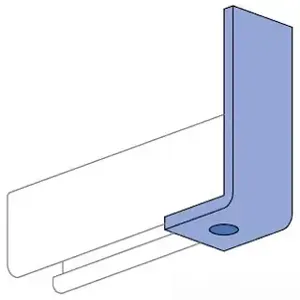 UNISTRUT P1538B-HG Angle Fitting, 1 Hole, 90 Degree Angle, Hot Dipped Galvanized | CF6DKQ