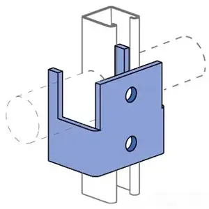 UNISTRUT P2454-EG Axle Support, Electrogalvanized | CF6GGP