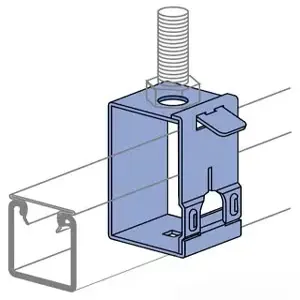 UNISTRUT P2856-GR Fixture Hanger, Perma Green | CF6EDJ