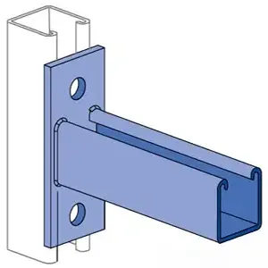 UNISTRUT P2947-PG Bracket, 24 Inch Size, Pregalvanized | CF6HUQ