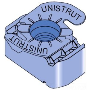 UNISTRUT P4010T-EG Twirl Nut, 1/2 Inch Size, Electrogalvanized | CF6FHU