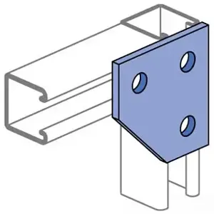 UNISTRUT P6334-EG Channel Flat Plate, Electrogalvanized | CF6HGC