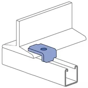 UNISTRUT P6386-EG Fitting , 1 Hole, Electrogalvanized | CF6HLU