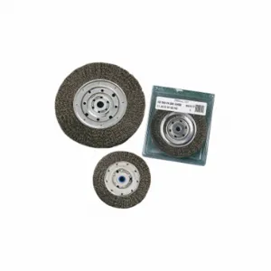 UNITED ABRASIVES-SAIT 06556 Bench Wire Brush, 8x.014Csx5/8, Wide | CU7EXM 58CJ91