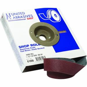 UNITED ABRASIVES-SAIT 80620 Abrasive Roll, Aluminum Oxide, J Wt, Cloth, 80620 | CU7EXH 303X37