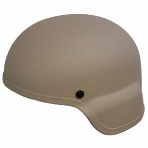 UNITED SHIELD ACH-MICH MIL-IIIA-TNLG Level IIIA Helm mit Standardschnitt, L, passend für Hutgröße, Hellbraun, Aramid, 3/4 Zoll dicke Polsterung | CU7FFF 29RL05