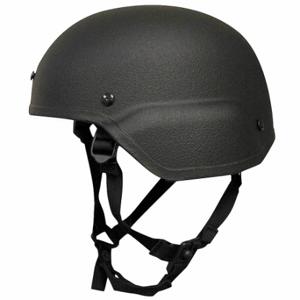 UNITED SHIELD ACH- MICH MIL-IIIA-BLKSM Level IIIA Standard Cut Helmet, S Fits Hat Size, Black, Aramid, 3/4 Inch Size Pad Thick | CU7FFM 29RK96