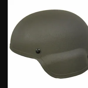 UNITED SHIELD ACH- MICH LE-IIIA-ODLG Level IIIA Standard Cut Helmet, L Fits Hat Size, Suspension, OD Green, Aramid | CU7FFE 29RK89