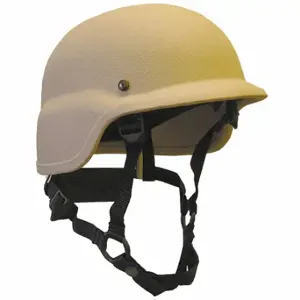 UNITED SHIELD PST SC650-IIIA-TNLG Level IIIA Lightweight Helmet, L Fits Hat Size, Suspension, Tan, Aramid, Level IIIA | CU7FDT 29RK80