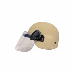 UNITED SHIELD PST SC650-IIIA-TNMD-DK5H150S Leichter Helm der Stufe IIIA mit Paulson-Gesichtsschutz, M, passend für Hutgröße, Federung, Hellbraun | CU7FBJ 29RL96
