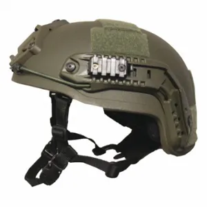 UNITED SHIELD SPEC OPS DELTA-Mid-IIIA-ODXLG-GenII Ballistic Helmet, XL Fits Hat Size, OD Green, Aramid, 3/4 Inch Pad Thick, Level IIIA | CU7FCX 54PD51