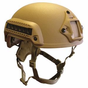 UNITED SHIELD SPRINT-IIIA-TNLG Level IIIA Combat Helmet, L Fits Hat Size, Tan, Aramid, 1/2 Inch Size Pad Thick | CU7FDC 29RL53