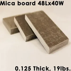 UNITHERM BRD-02 Mica Board, Thickness 0.125 Inch, Size 48 x 40 Inch | CE2EDP