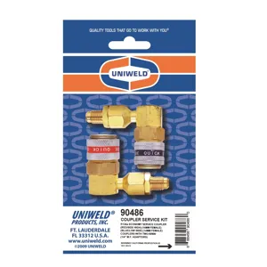 UNIWELD 90479 Service Coupler, Manual, 14 Mm, Blue, Male | CD4TCG