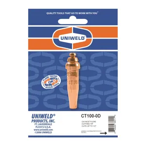 UNIWELD CT100-0D Cutting Tip, 40-60 Scfh | CD4TKT