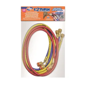 UNIWELD EZM5Y Anti-blowback Hose, Ez Turn, 60 Inch Length, Yellow, 5/16 Inch Size | CD4TNL