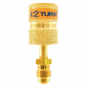 UNIWELD EZAB Anti-blowback Adaptor, Ez Turn, 1/4 X 1/4 Inch, Straight Type | CD4TMC