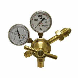 UNIWELD MRFG14 Flowgauge Regulator, 10-55 Flow Capacity, Heavy Duty | CD4TRQ