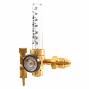 UNIWELD RF2480-580 Stage Flowmeter Regulator, Cga 580 Inlet, 5/8 Inch Size | CU7FJR 39DM45