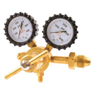 UNIWELD RHP400 Co2 Regulator, Dual Gauge, 2 Inch Size | CD4TJR