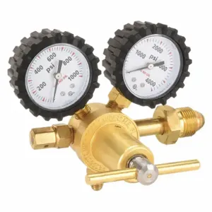 UNIWELD RHP800 Co2 Regulator, Dual Gauge, 2 Inch Size | CD4TJU