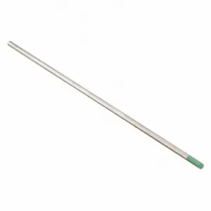 UNIWELD WEDD9 Tungsten Electrode, Pure Tungsten, 1/16 Inch x 7 Inch, Green, EWP, 10 PK | CU7FLT 5KH54