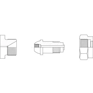 UNIWELD 8312 Nipple, 1/4-18 Npt Thread Size | CD4TGX