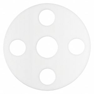 USA SEALING BULK-FG-4209 Neoprene Flange Gasket, 4-7/8 Inch Outside Diameter, White | CE9UXA 55ZC07
