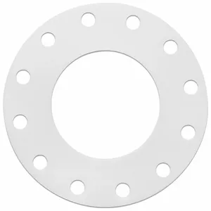 USA SEALING BULK-FG-1224 Flange Gasket, 6 Inch Pipe Size, 12 1/2 Inch Outside Dia, 6 5/8 Inch Inside Dia, White | CU7HRE 742J69