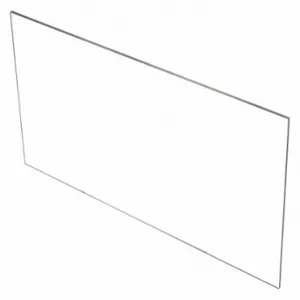 USA SEALING BULK-PD-9 Clear Plastic Dividers with Square, 48 Inch Height, 1/8 Inch Thick, 72 Inch Width | CU7GQT 56KV20