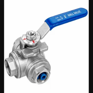 USA SEALING ZUSA-VLV-165 Ball Valves, 1/2 Inch Pipe, Std, 1000 PSI CWP, 0 Deg to 450 Deg F, Lever Handle | CU7FTN 61DV28