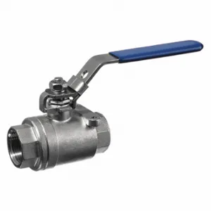 USA SEALING ZUSA-VLV-158 Ball Valves, 1/2 Inch Pipe, Full, 1000 PSI CWP, 0 Deg to 450 Deg F, Lever Handle | CU7FTK 61DV21