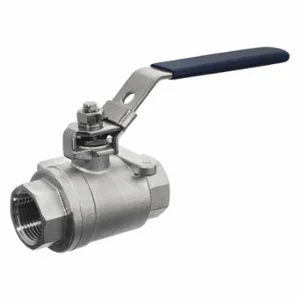 USA SEALING ZUSA-VLV-58 Ball Valve, 2 Inch Pipe, 1/4 Inch Tube, 2000 PSI CWP, -60-450 Deg F, Female NPT, FNPT | CU7FQT 56DJ98