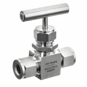 USA SEALING ZUSA-VLV-91 Needle Valve, Straight Fitting Style | CE9VDW 56DK42