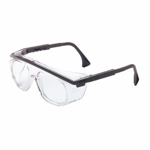 UVEX BY HONEYWELL S2500 Safety Glass, Anti-Fog /Anti-Scratch, Frameless, Clear, Black, Black, Unisex | CJ3FQK 3UYH1