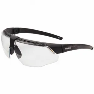 UVEX BY HONEYWELL S2850HS Safety Glass, Anti-Fog /Anti-Scratch, Brow Foam Lining, Wraparound Frame, Black | CJ3FNY 401Y28