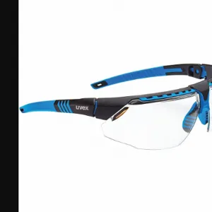 UVEX BY HONEYWELL S2870HS Safety Glass, Anti-Fog /Anti-Scratch, Brow Foam Lining, Wraparound Frame, Blue | CJ3FPH 401Y37