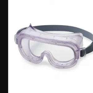 UVEX BY HONEYWELL S350 Chemical Splash/Impact Resistant Goggles, Anti-Fog /Anti-Scratch, Indirect, Clear | CH9WAP 6T362